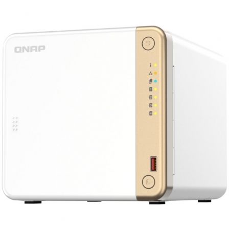 QNAP TS-462-4G Servidor NAS Torre 4 Bahías, Intel Celeron N4505, 4 GB DDR4, Blanco QNAP TS-462-4G Servidor NAS Torre 4 Bahías, Intel Celeron N4505, 4 GB DDR4, Blanco